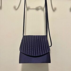 Blue purse. Navy cocktail purse. Small purse only used once.Maid of honour purse